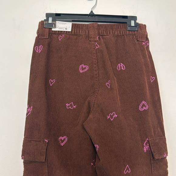 Pacsun Heartbreaker Corduroy Cargo Elastic Waist Pants. Size Small/26. NWT - Picture 14 of 16